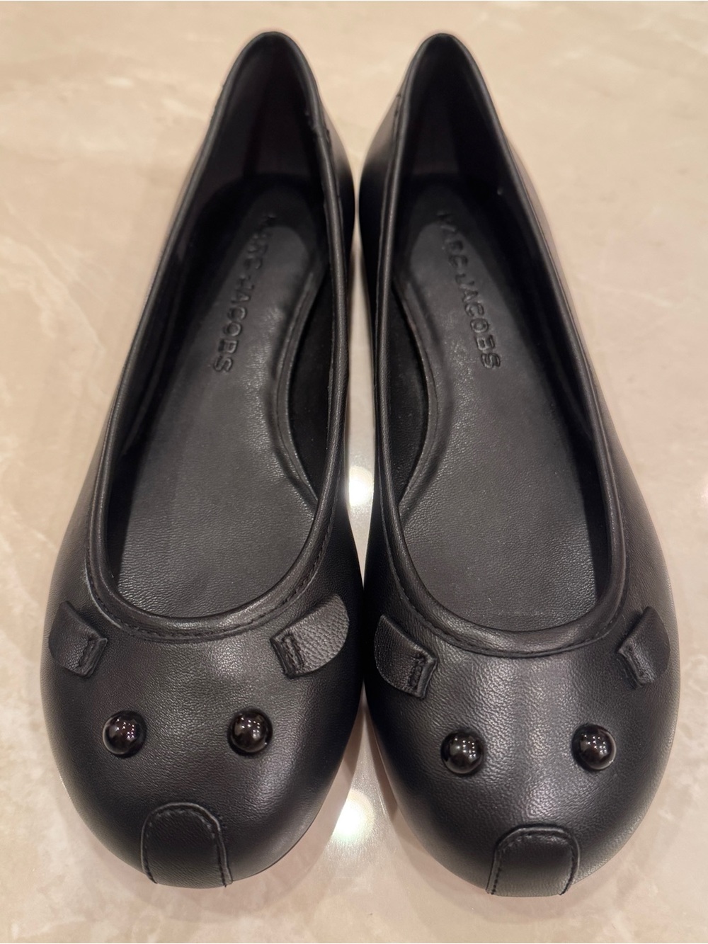 Marc Jacobs Black Mouse Ballet Flats